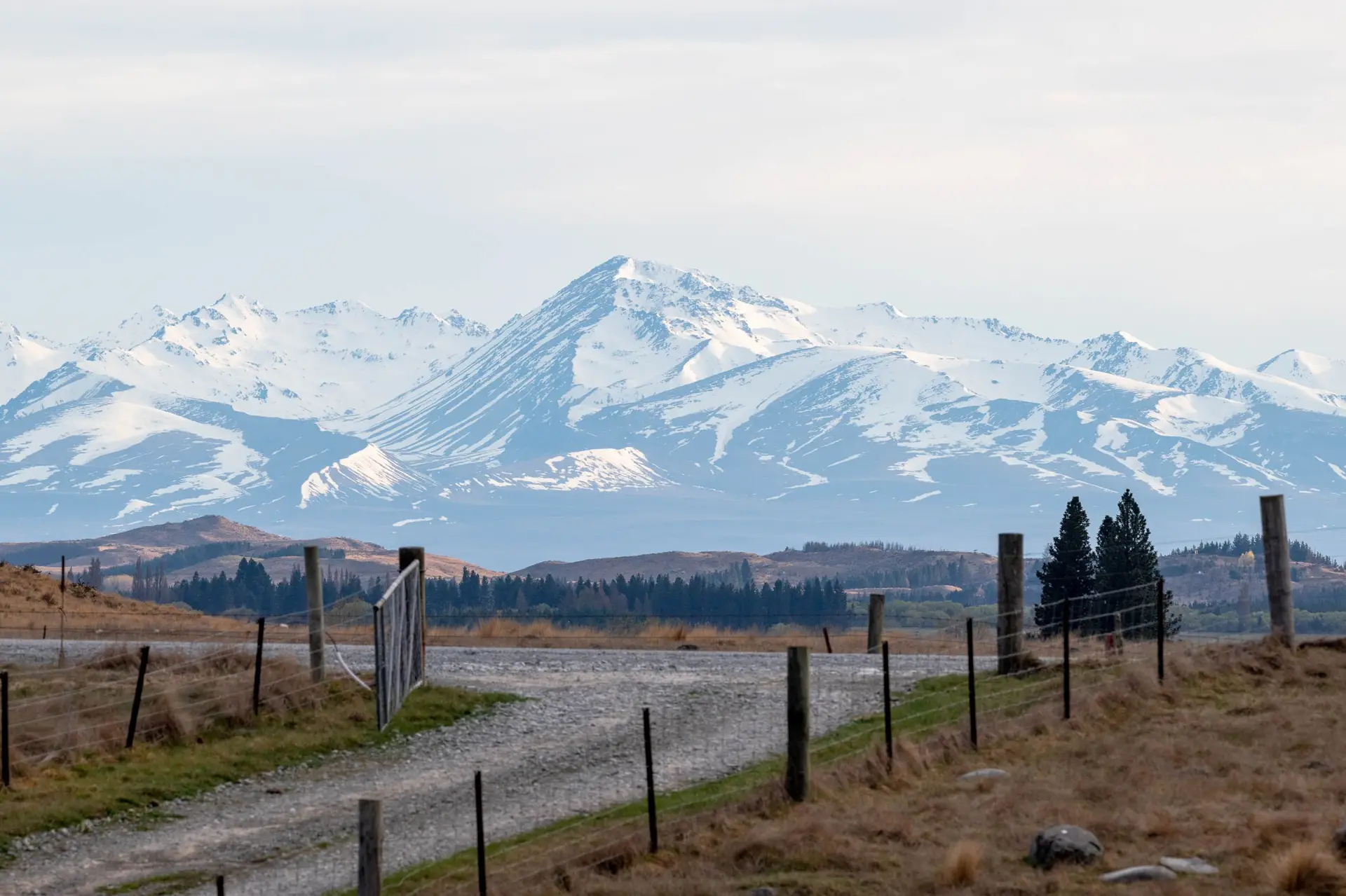 Snow-capped mountains