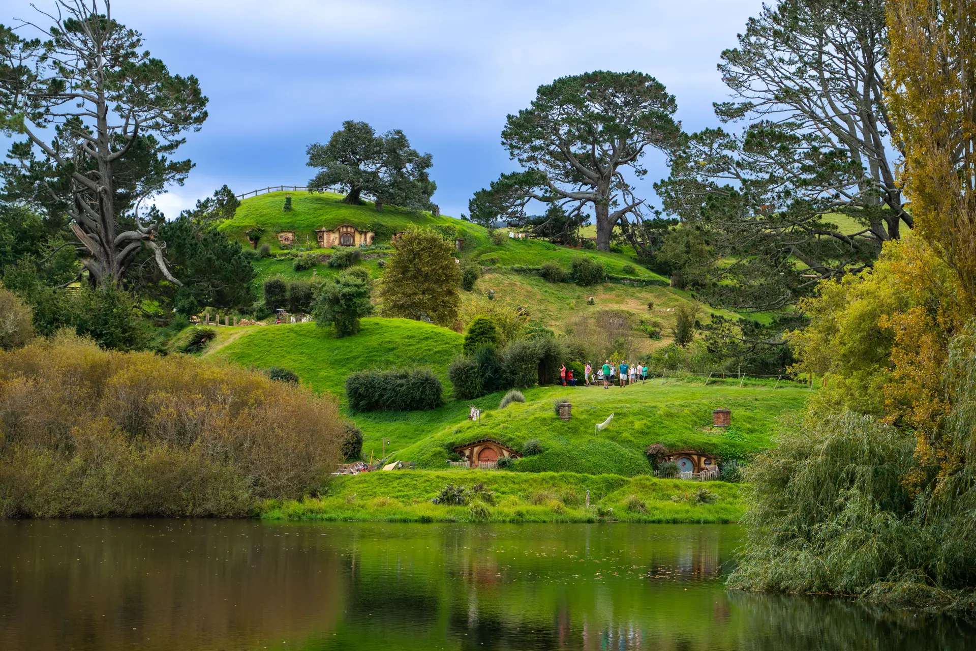 Hobbiton scenic landscape