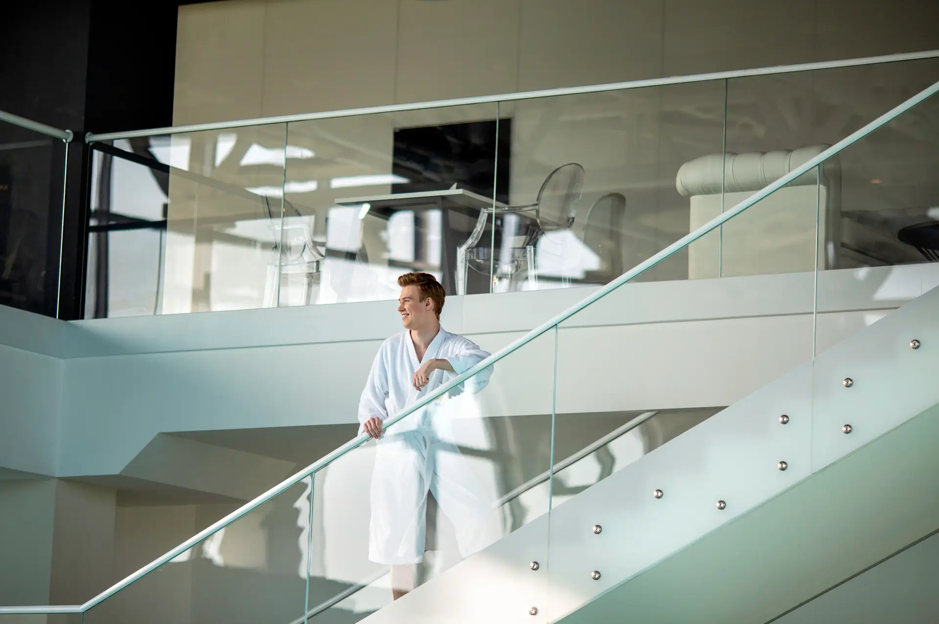 Guest enjoying wellness facilities